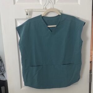 FIGS Hydrogreen Rafaela v-neck scrub top